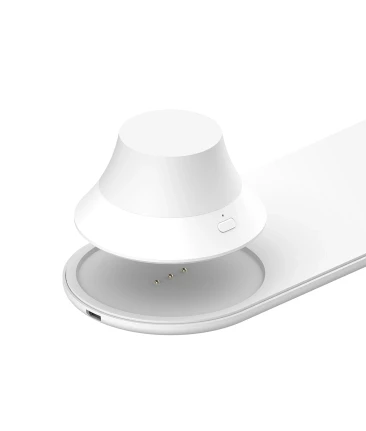 Xiaomi Йи светильник Беспроводной телефон быстрой зарядки светодиодный ночной Светильник зарядки защита глаз настольная лампа для apple samsung xiaomi