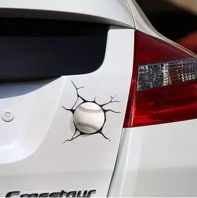 3D Personality Car Sticker Baseball Stereo Anime Funny Creative Simulation Scratch Decal-304 | Автомобили и мотоциклы
