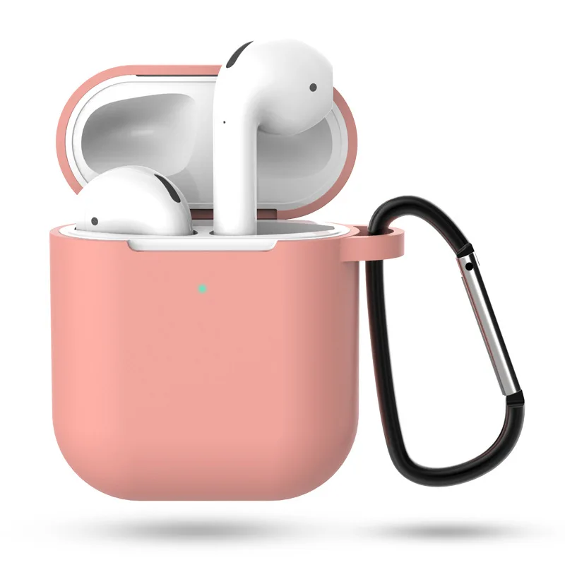 2 Мягкий силиконовый чехол AirPods для хранения, защитный чехол для наушников, защитный чехол, защитный чехол для зарядки, коробки для хранения, подходящий чехол - Цвет: 2