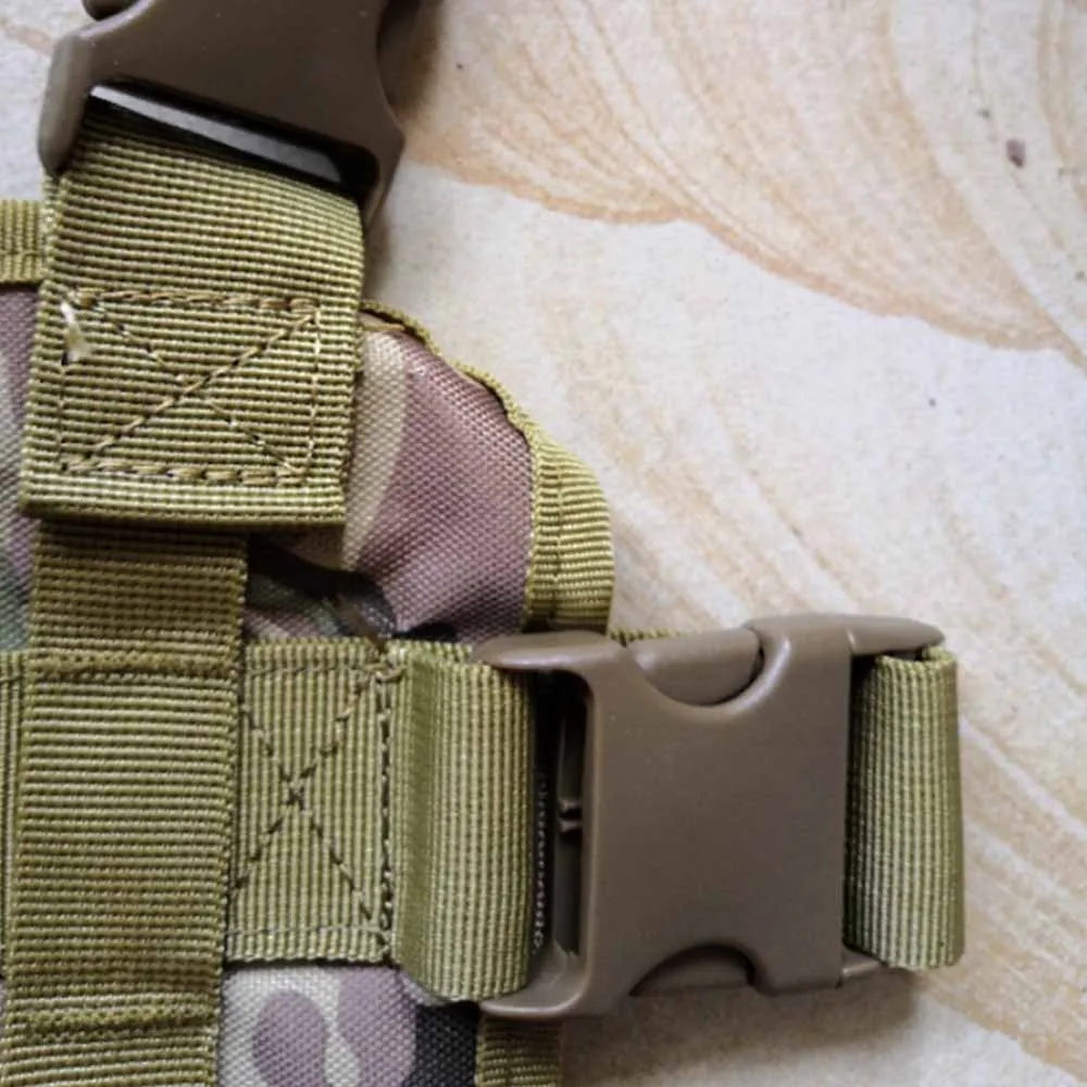 Tactical Police Dog Military Vest Service Canine Molle Harness Wear | Дом и сад