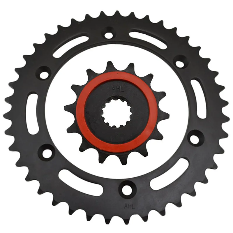 Запчасти для гоночного мотоцикла комплект передней и задней звездочки SUZUKI DRZ400 DR