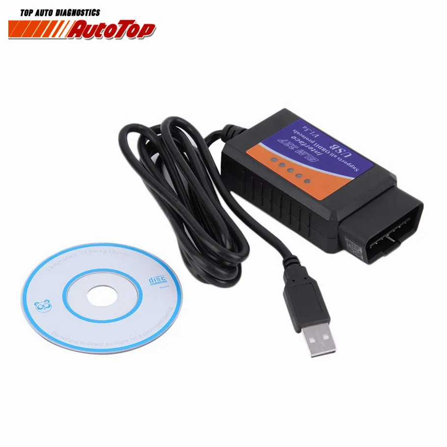 2021 ODB 2 USB ELM327 FTDI с переключателем чип FT232RL V1.5 ELM 327 Автоматический докагностический