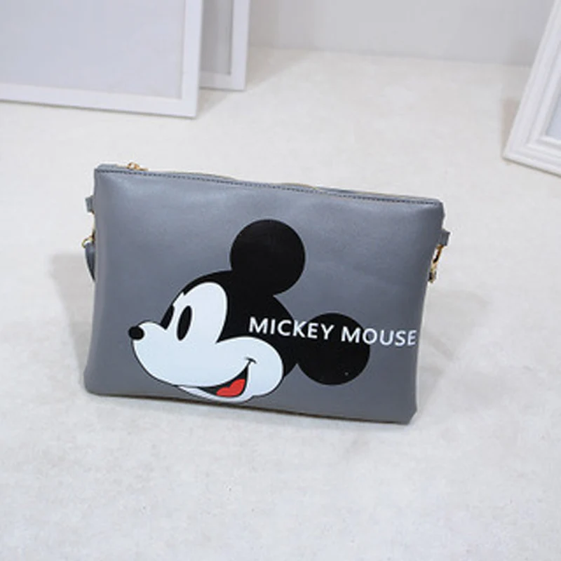 B disney Микки Маус плюшевые рюкзаки клатч сумка для леди сумки на плечо женский компактный клатч-конверт вечерние клатчи пакет - Цвет: B