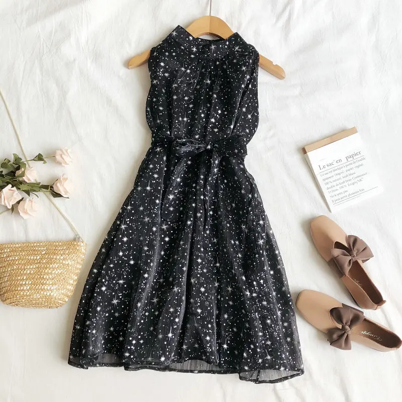 Women Fashion Dress Элегантное женское летнее платье с открытыми плечами и лямкой через шею, шикарное платье из органзы с пышным бантом, повседневное кружевное Бандажное шифоновое бальное платье, мини-платья - Цвет: Women Fashion Dress