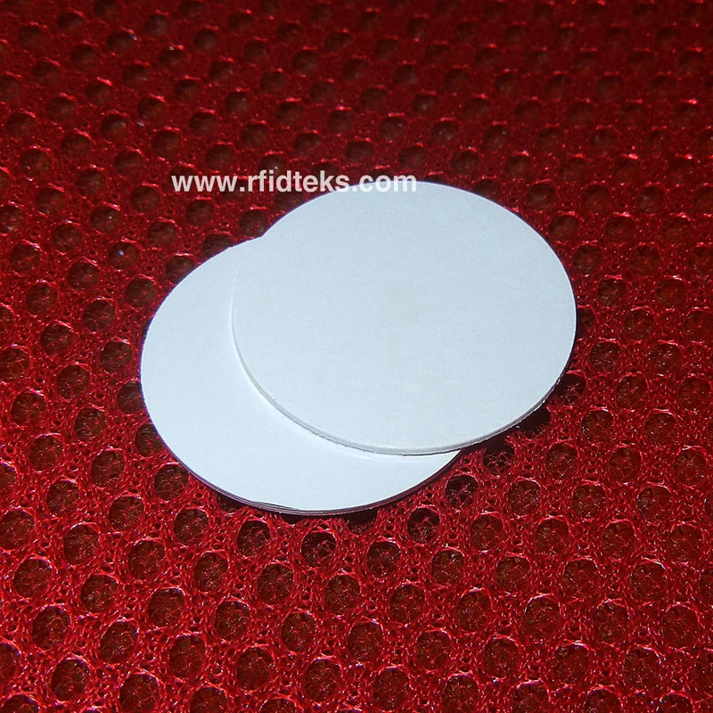 CT диаметр 25 мм RFID Монета тег жетон ПВХ NFC смарт-тег 13 56 МГц 1536 бит R/W ISO14443 с