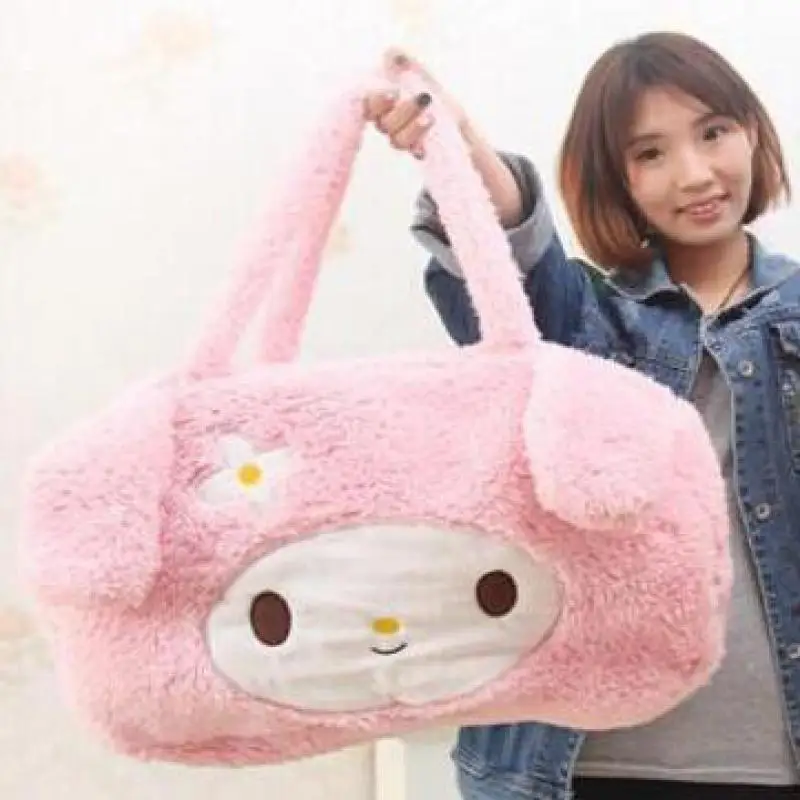 Kawaii 1 шт. 35 см Melody Kitty Леопардовый домашний уличный рюкзак для ланча мягкая детская