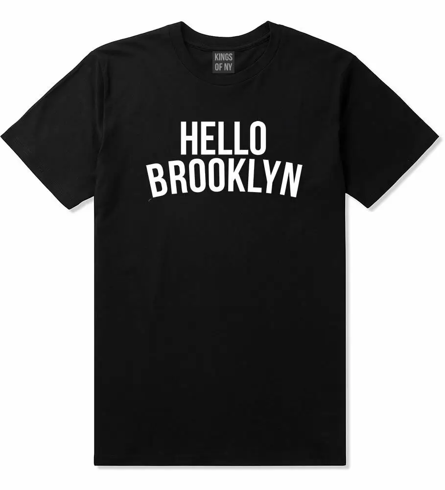Kings Of NY Hello Brooklyn футболка с короткими рукавами Нью-Йорк NYC2019 красивые футболки топ