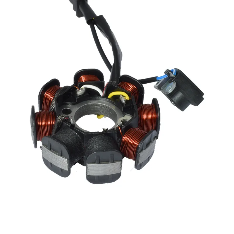 

Мопед для мотоцикла, катушка статора, 4 провода, 8 полюсов, полная волна, для GY6-50 GY6 50 139QMB