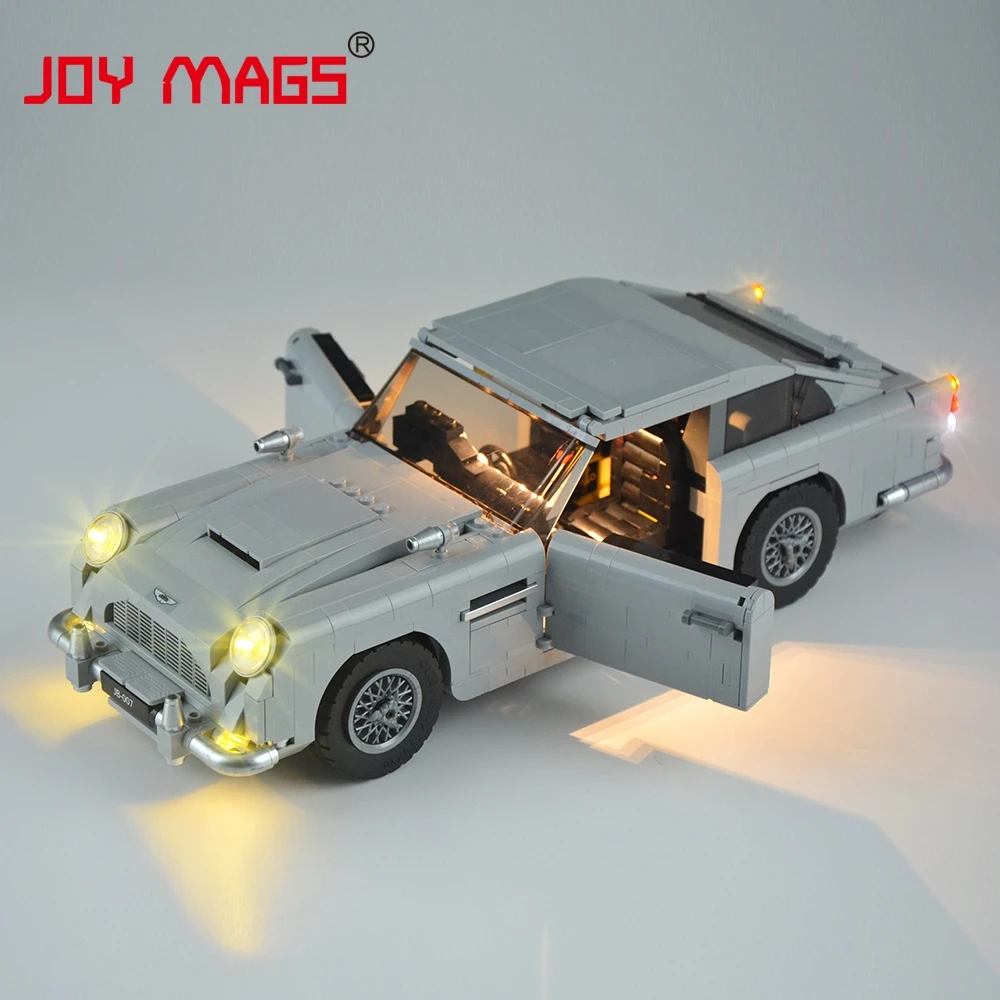 JOY MAGS светодиодный светильник для 10262 Creator James's Bond Aston Marting DB5 светильник совместим с 21046