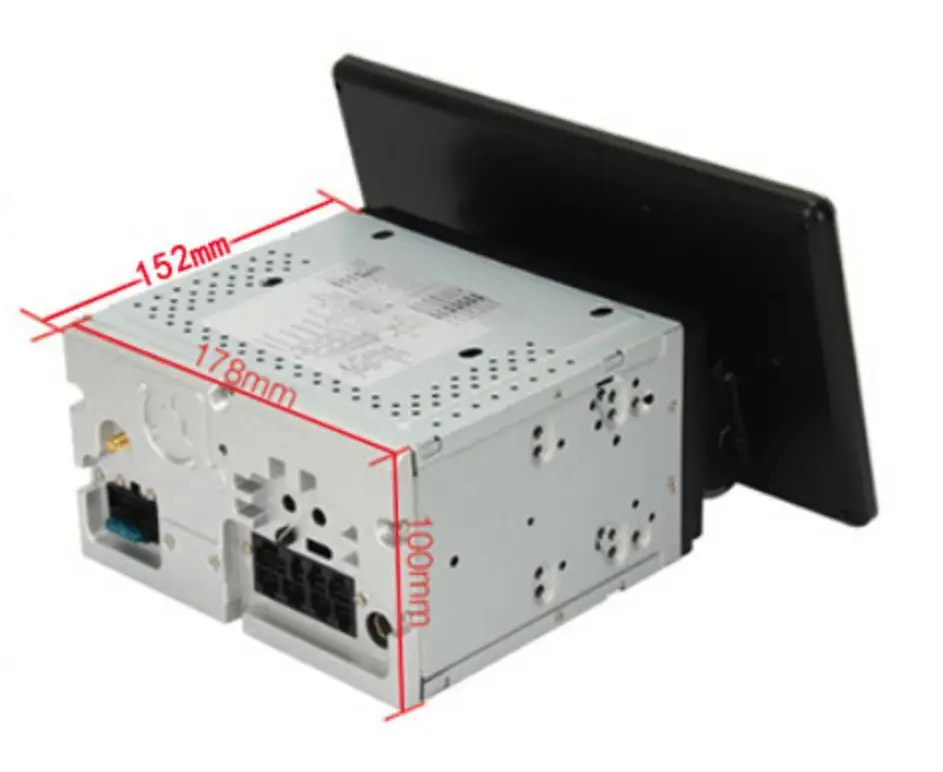 10,1 дюймовый универсальный автомобильный dvd-плеер на основе Android с gps wifi BT DVR, стерео аудио радио, съемная панель, автомобильный ПК/мультимедийное головное устройство