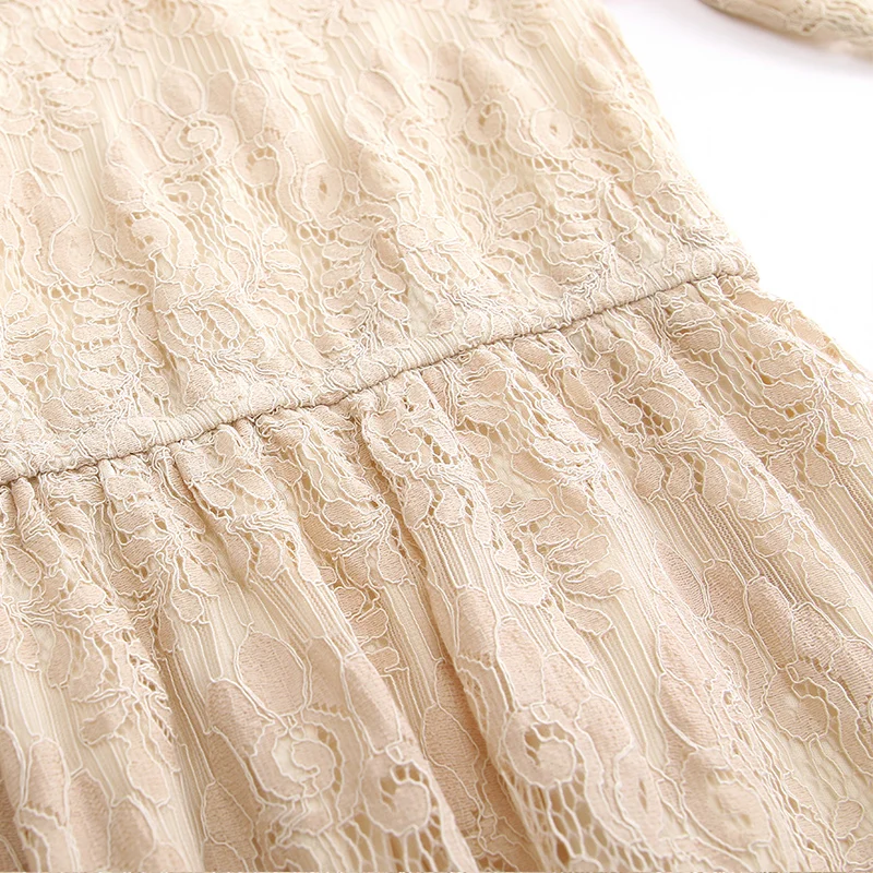 Женское кружевное платье вечернее с длинным рукавом vestidos Осень-Зима