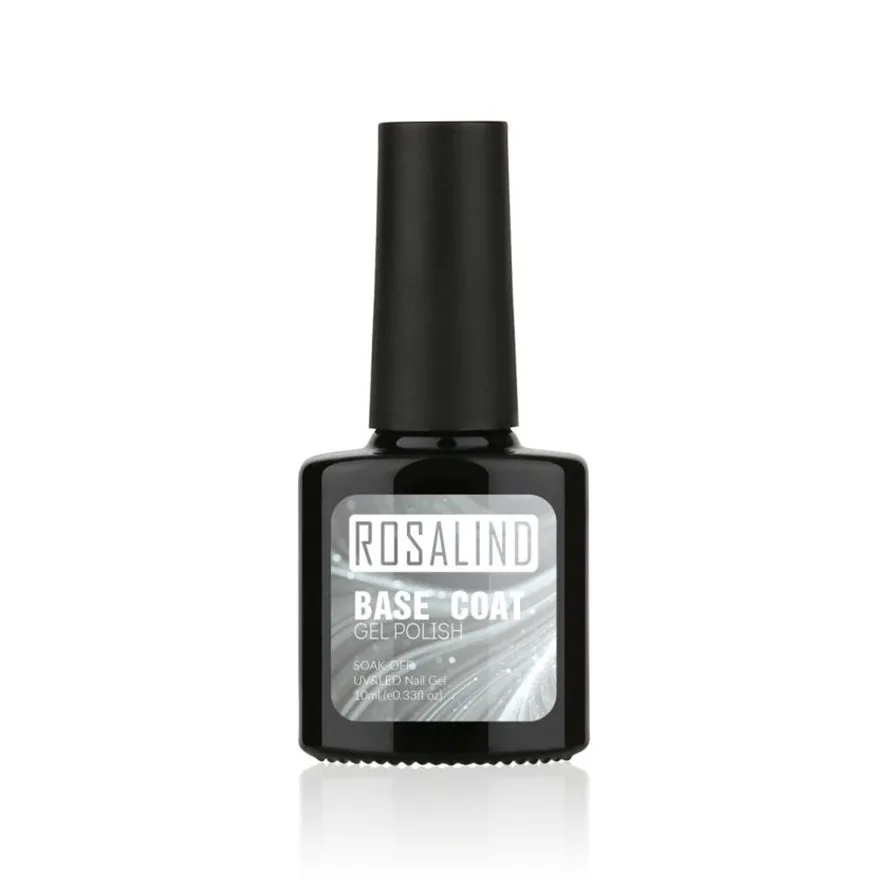 Новое поступление ROSALIND 1 шт. верхнее покрытие + Базовое для дизайна ногтей УФ