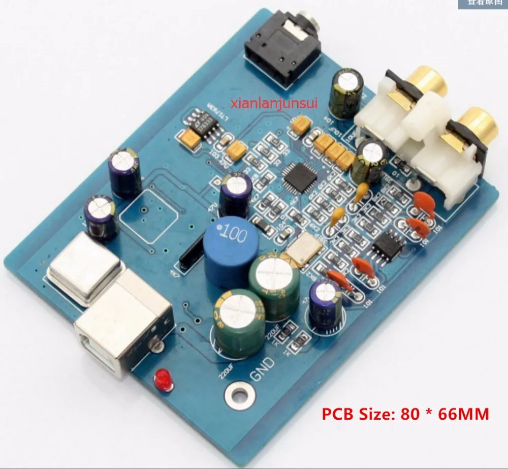 SA9023 + ES9018K2M fever audio DAC аудио карта поддерживает 24 bit 96K|card|card cardcard |