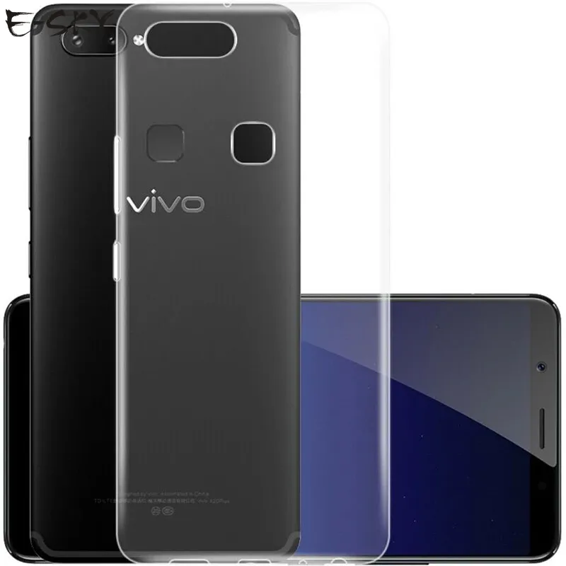 E SKY ультра тонкий мягкие чехлы для телефона из ТПУ VIVO X20 X7 X9 X6 плюс прозрачный