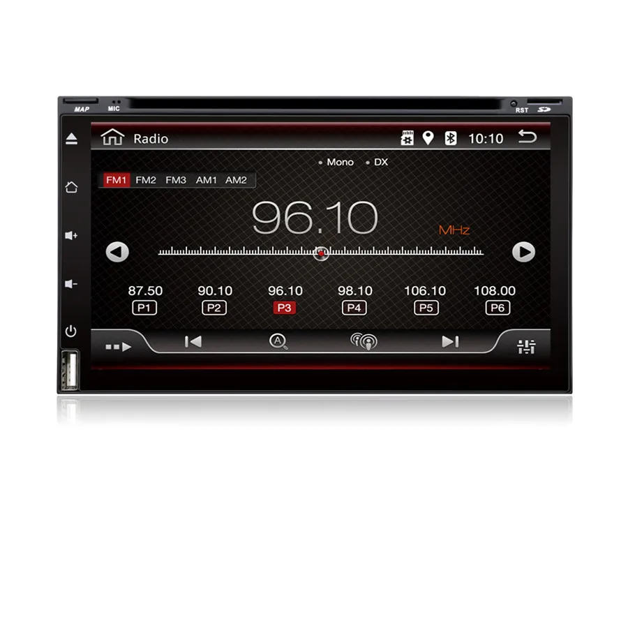 7 &quot2 DIN Android 1 Автомобильный мультимедийный видеоплеер gps навигация радио стерео