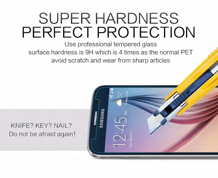 Screen Protector Film 0.3mm 9H 25D Front Premium Tempered Glass For Samsung Galaxy S3 SIII GT-i9300 Neo i9300i Duos i9301 9300 | Мобильные