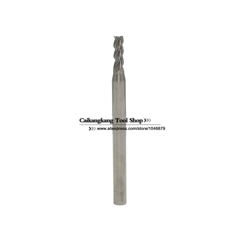 

New 3 Flute Head: 3mm Aluminum cutter End mill Milling of aluminum Cutting Hardness: 55HRC CNC Tool 3F3*4*8*50mm