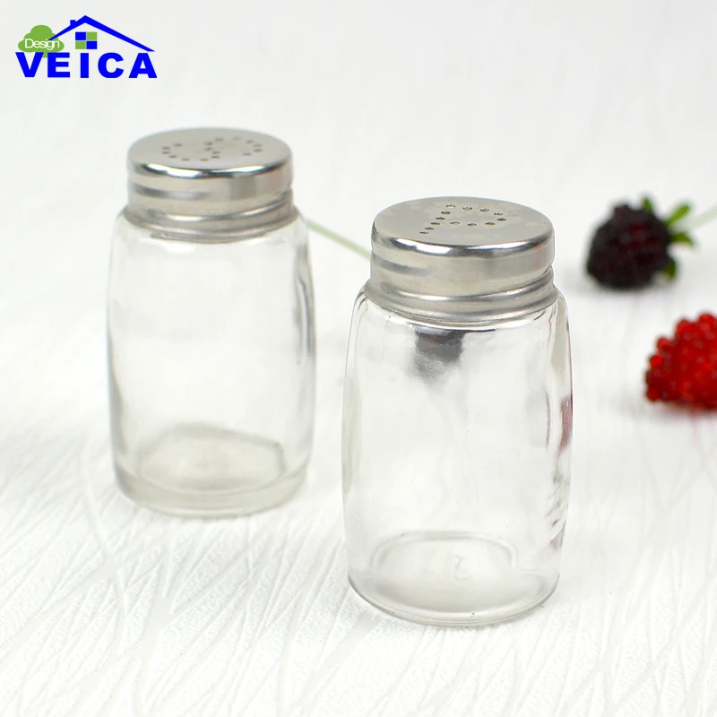 2 шт./лот Многофункциональный стеклянный шейкер для соли и перца приправы банка