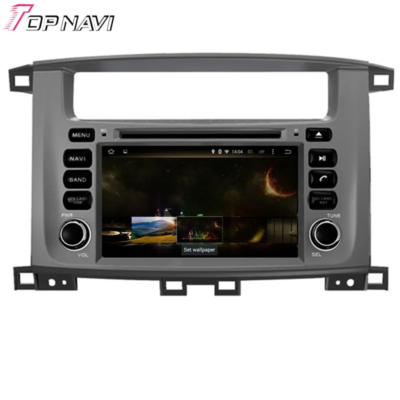 Topnavi 7 ''Octa Core 4 Гб RAM Android 6 0 Автомобильный видеоплеер для TOYOTA LAND CRUISER 100 1998-2007/LC