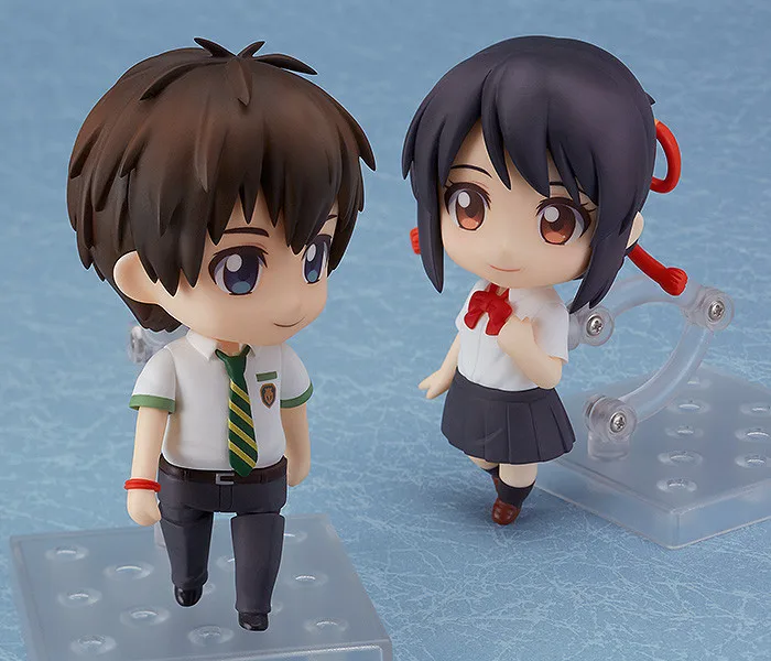 Аниме фильм ваше имя Kawaii милый Nendoroid 801 Tachibana Taki &amp 802 миямидзу мицуха фигурка куклы