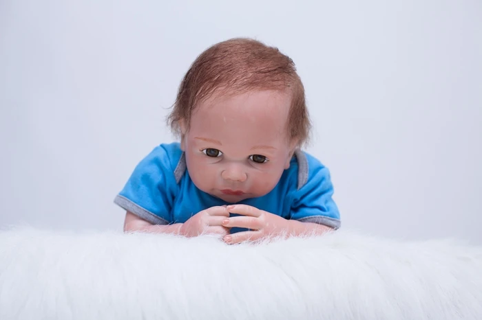 50 см новая силиконовая Кукла Reborn игрушка Реалистичная настоящая сенсорная кукла