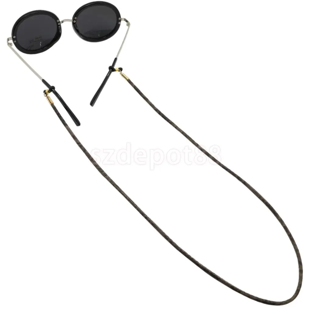 Цепочка для очков веревка противоскользящая искусственная кожа держатель очки