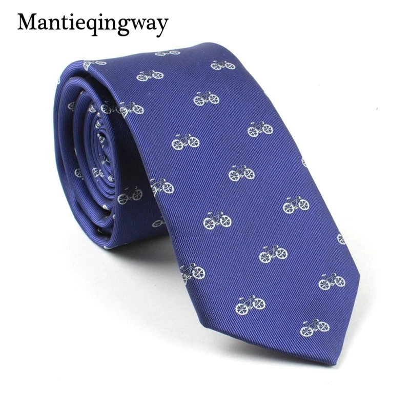 Mantieqingway 6 см галстуки из полиэстера для мужчин животных цветочный узор шеи галстук свадебный смокинг Gravatas corbatas бизнес галстук
