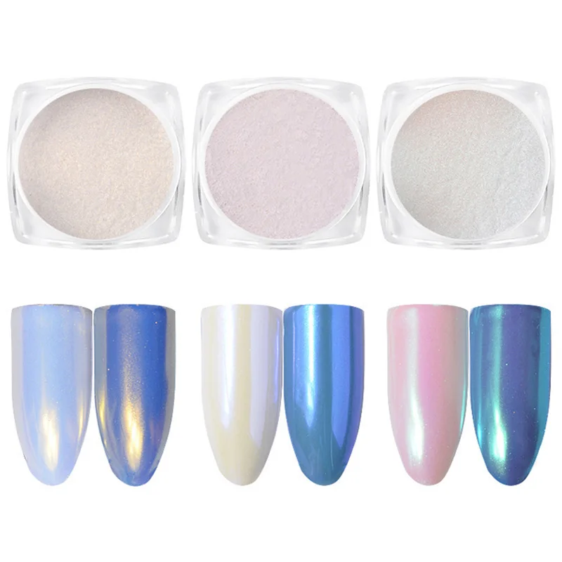 Красивый 2 г/кор. Алмазный жемчуг для дизайна ногтей Волшебное Зеркало Блестящий