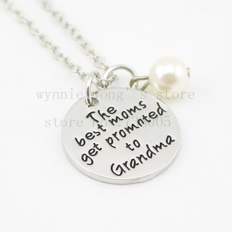 2015 новое поступление ручное штампованное ожерелье &quotЛучшие мамы получают