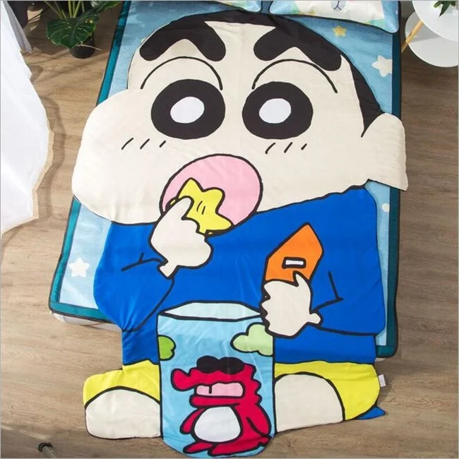 Японское мультяшное одеяло Doraemon Rilakkuma Chibi Маруко-тян, тонкое, индивидуальное, воздушное, летнее, детское одеяло - Цвет: 8 Crayon Shin-chan