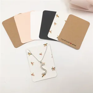 50 шт.лот 7,8x5,6 см ожерелье с принтом витрина открытка ручной работы с любовным орнаментом браслет на ногу упаковочная подвеска бирки бумажные открытки