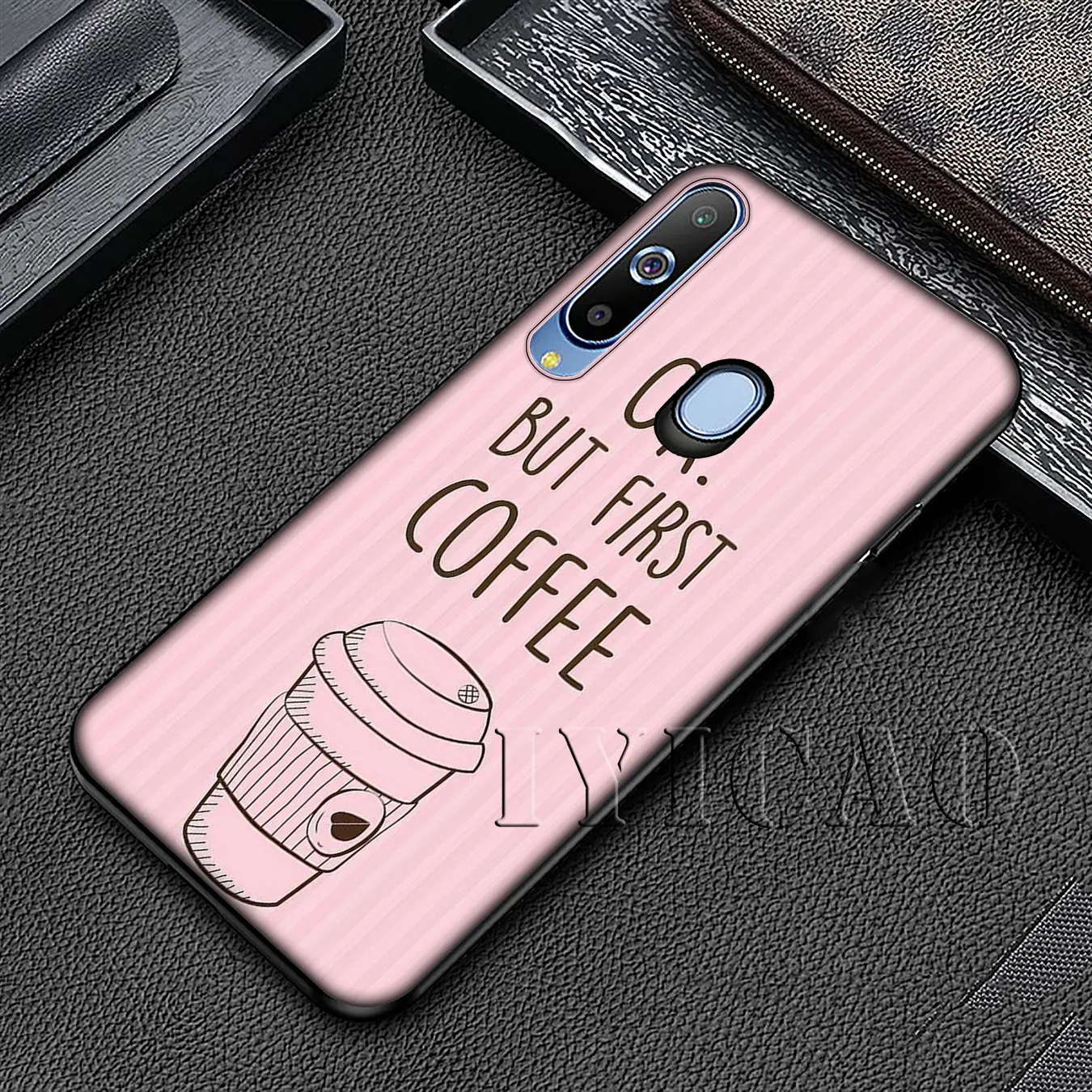 ОК но сначала кофе книга Девушка Мягкий силиконовый чехол для Samsung Galaxy A70 A60 A50 A40 A30
