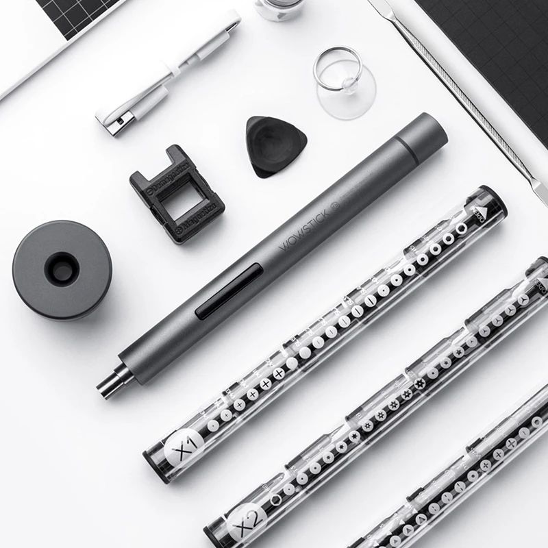 Xiaomi Mijia зарядная отвертка набор Wowstick 1F Мини светодиодный источник питания Электрическая Точная Отвертка Набор для телефонов планшетов