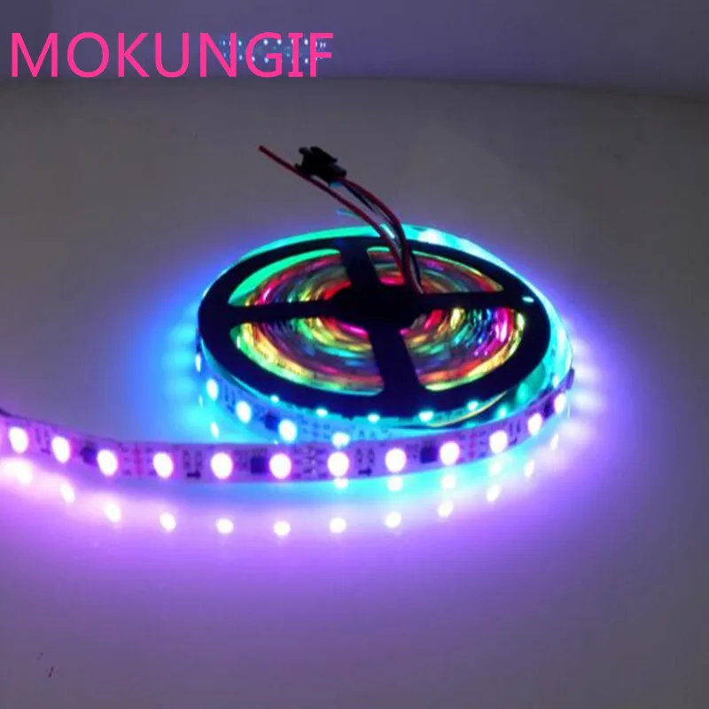 50 м 10X5M WS2818 (обновленная версия WS2811) 5050 RGB Светодиодная лента 30 светодиодов/м 60 DC12V