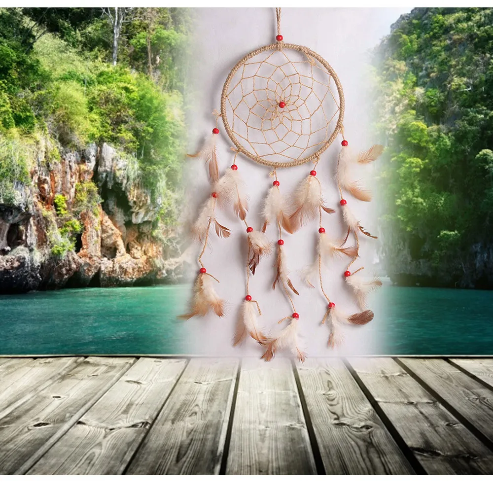 Индийская ручная работа Азиатский Ловец снов из конопли домашние украшения авто
