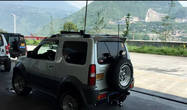 Для SUZUKI JIMNY спойлер 2007 2017 Высококачественный ABS Материал заднее крыло автомобиля
