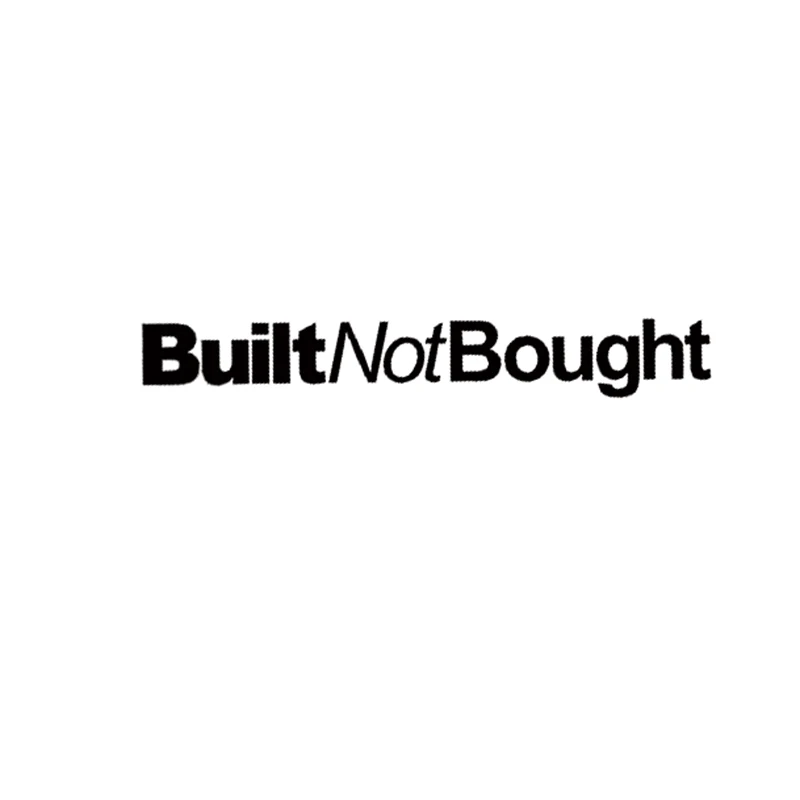 Built Not Bought 500 mm Grand Car Sticker Decals Front Windshield Strip car accessories | Автомобили и мотоциклы