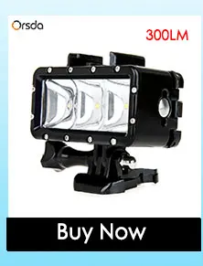 SL-109 30 led для gopro светодиодный камера видео свет открытый водостойкий 40 м Дайвинг заполняющий свет для GoPro Hero Yi 4 к SJCAM Action S
