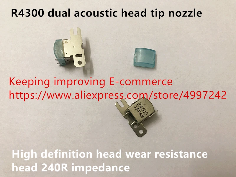 

Hot Spot R4300 Dual Acoustic Head Tip Nozzle High Definition Head Wear Resistance Head 240R Impedance Sensor Switch