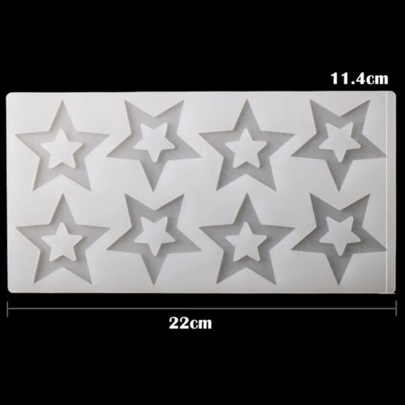 3D Triangle Star Heart Silicone Candy Fondant Chocolate Mould DIY Baking Tool Decor Muffin Pan Sugarcraft Mold Cake Topper | Дом и сад