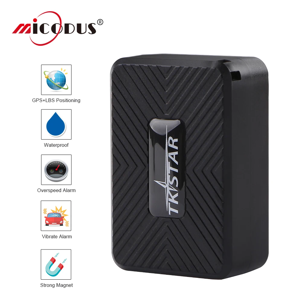 Мини GPS-трекер Автомобильный Магнитный GPS-локатор TKSTAR TK913 GSM трекер голосовой монитор 25 дней в режиме ожидания бесплатное веб-приложение PK TK905