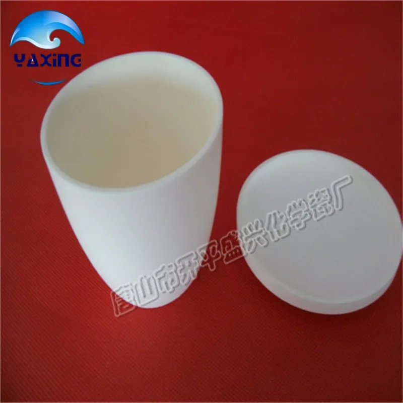 С крышкой dia82x70mm 200 мл 99.5% тигель из оксида алюминия корундовый тигель/Al2O3