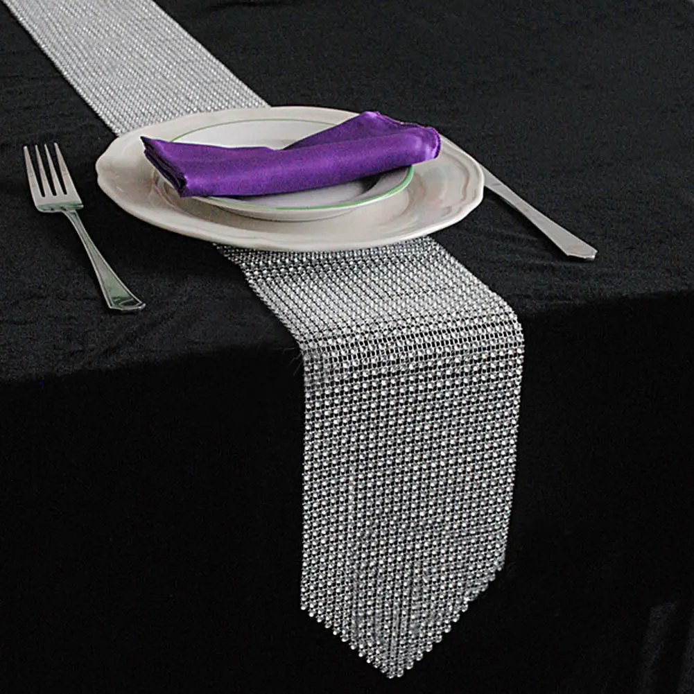 Новинка хит продаж 12*275 см (4 6 &quotx 108&quot) блестящая Алмазная сетка горный хрусталь
