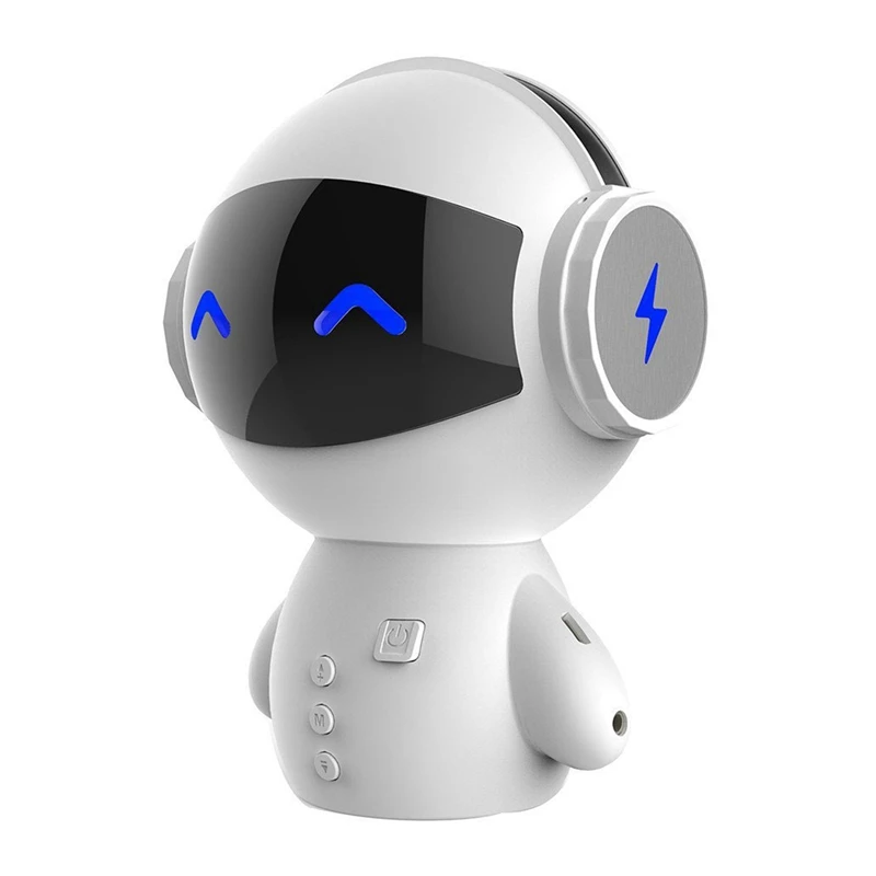 Милая интеллектуальная Bluetooth Колонка M10 Mini Smart Robot Super Bass портативная s для внешнего