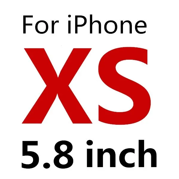 for iphone XS 9D Защитная пленка для экрана для Apple IPhone XMax XR X XS MAX взрывозащищенное Закаленное стекло I Phone 6 6s 7 8 Plus черно-белое стекло - Цвет: for iphone XS