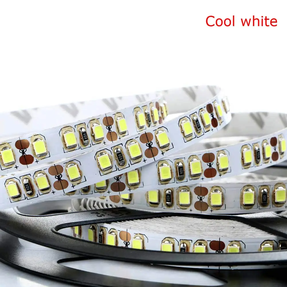 Гибкая светодиодная лента 5 м 2835 SMD 600 не водонепроницаемая Холодный/теплый белый