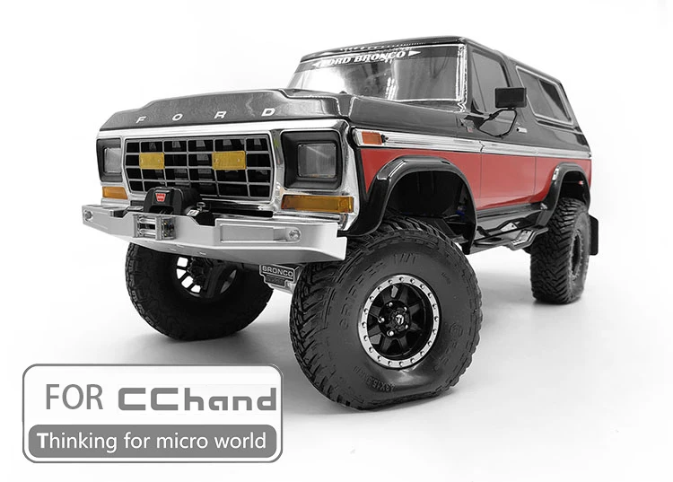 Алюминиевый передний бампер KING для (CCHAND) Traxxas TRX-4 TRX4 Ford Bronco | Игрушки и хобби