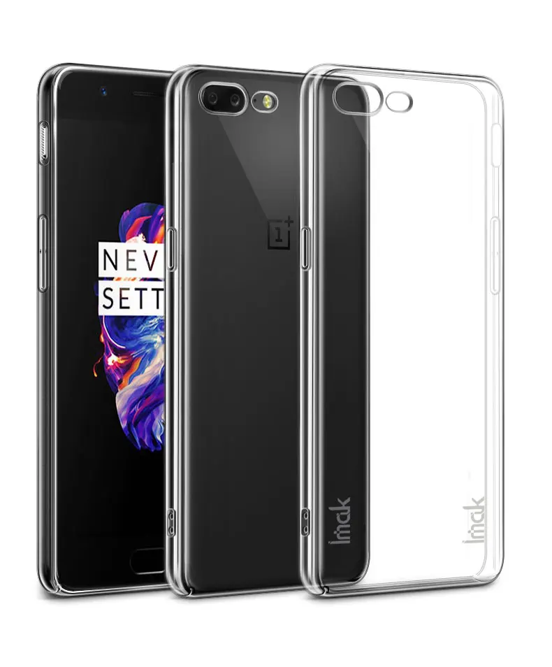 Free shipping ! 1 pcs IMAK Crystal II Case pro full Surrounded protection Mobile phone shell For OnePlus5 A5000 |