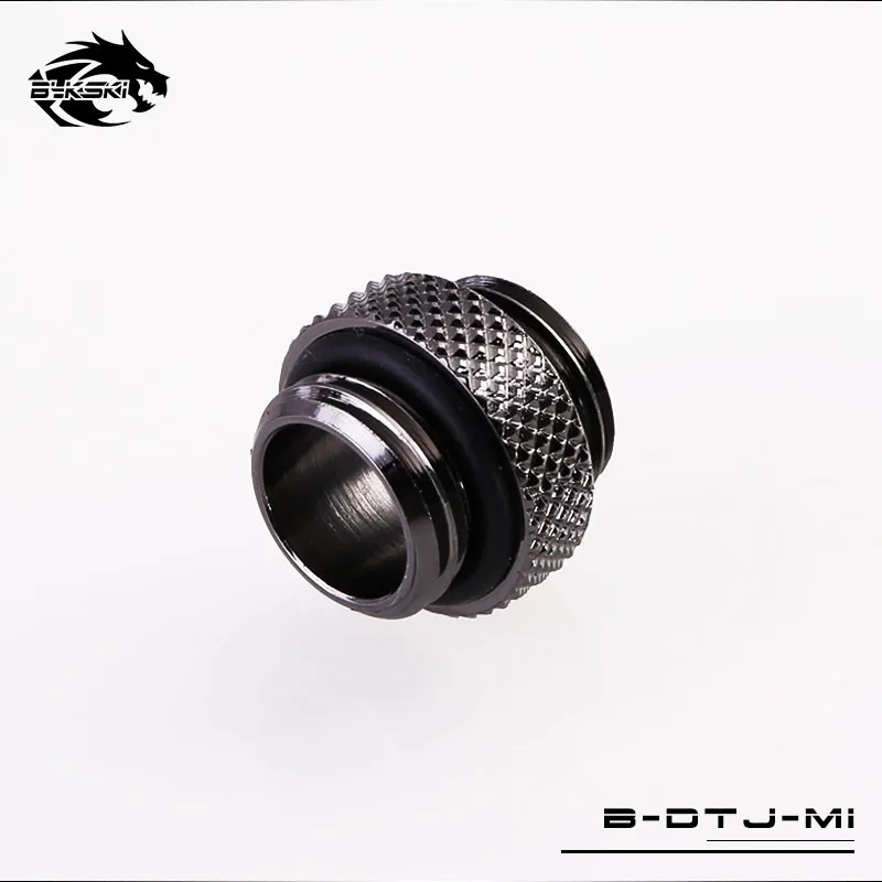Gun Bykski G1/4 ''Двойная внешняя резьба мини-фитинг бутик Алмазный Узор двойной мужской разъем несколько цветов B-DTJ-MI - Цвет лезвия: Gun