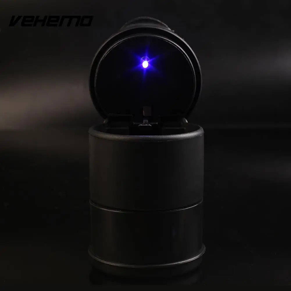 Vehemo пепельница для автомобиля черный замедленная батарея PBT цилиндрический